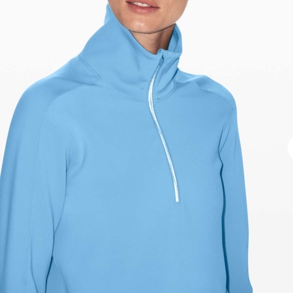 NWT athletic Athleisure minimalist Lululemon Run To Reset 1/2 Zip/Top - Picture 5 of 14